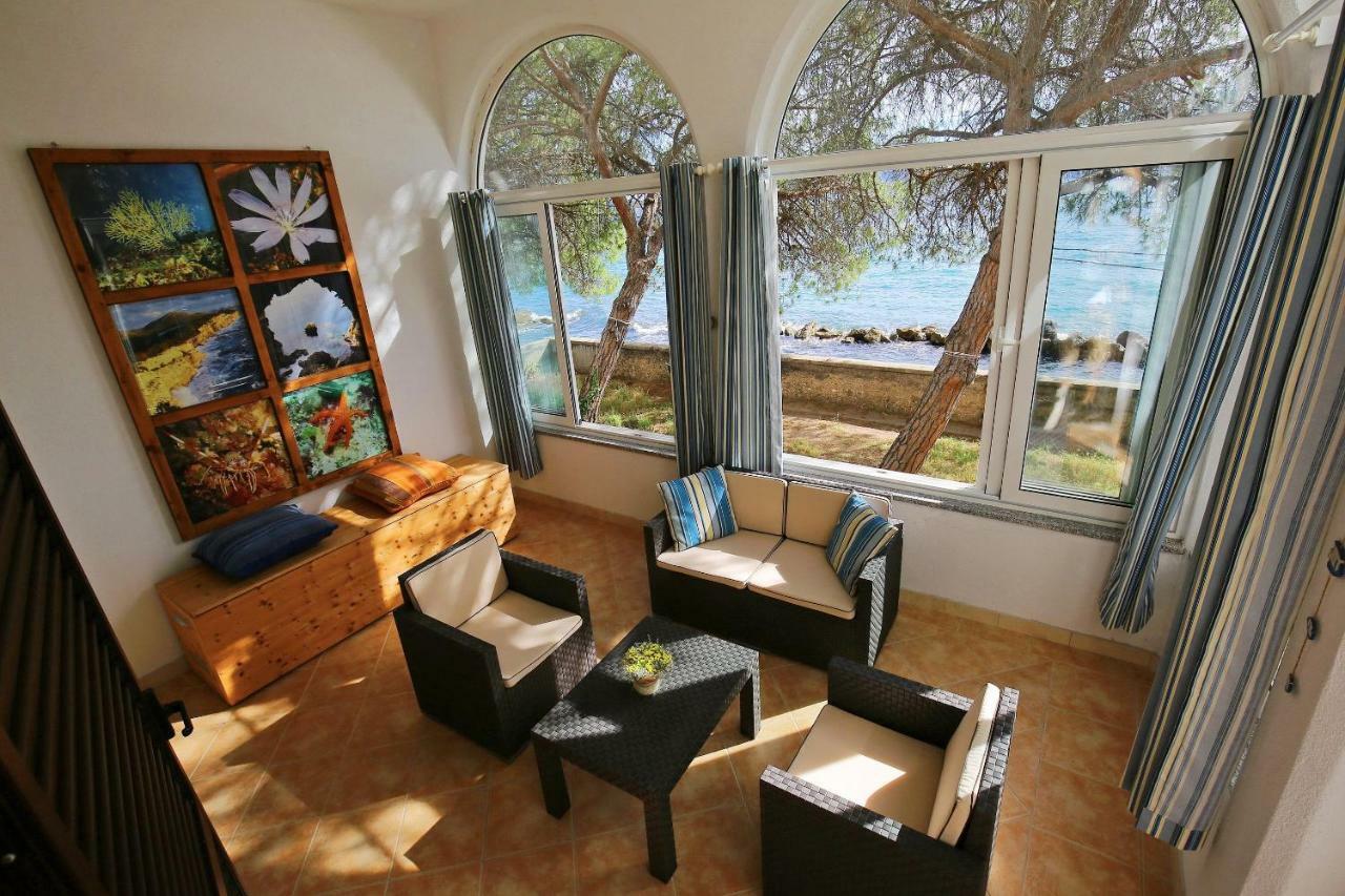 Seafront Beach Apartment - Directly At The Beach Zadar Eksteriør billede