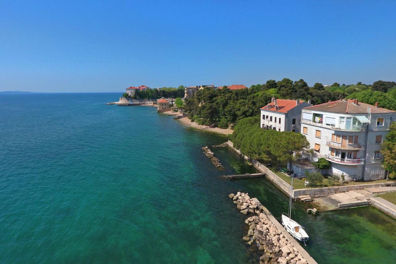 Seafront Beach Apartment - Directly At The Beach Zadar Eksteriør billede